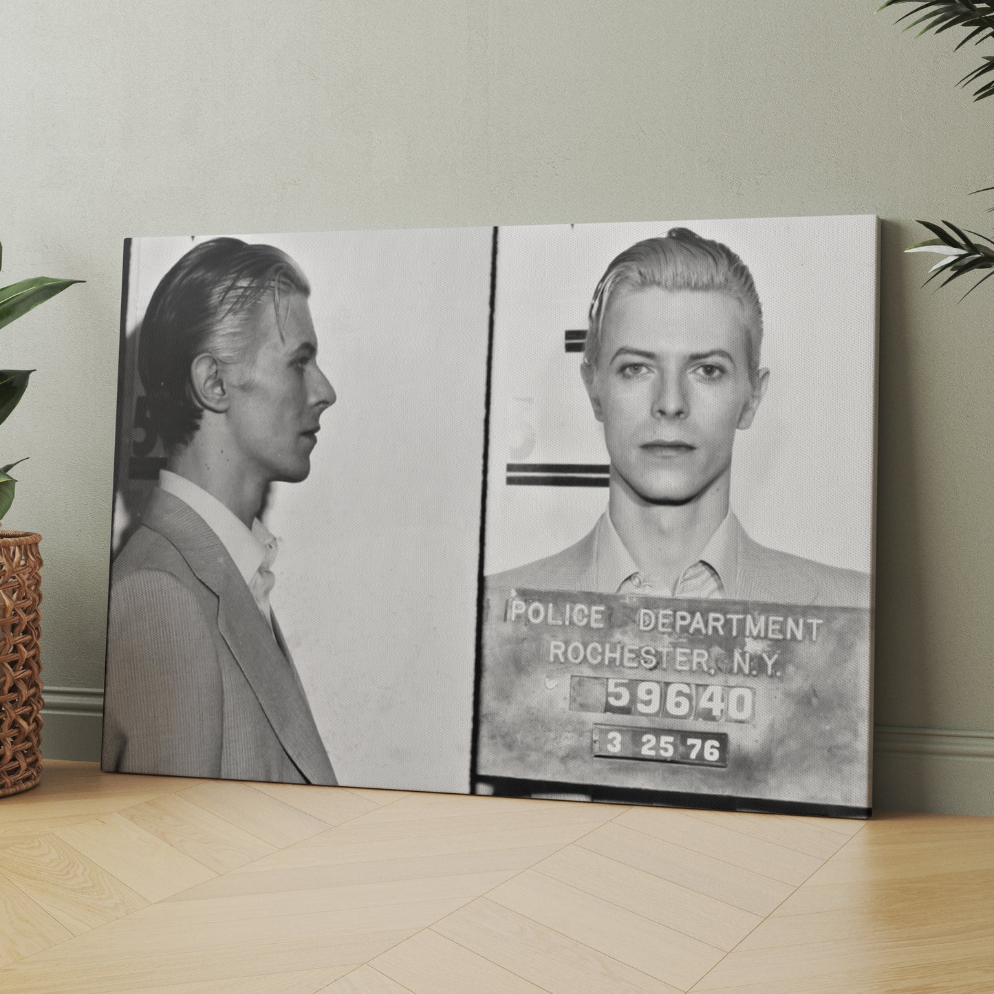 David Bowie Prison Mug Shots