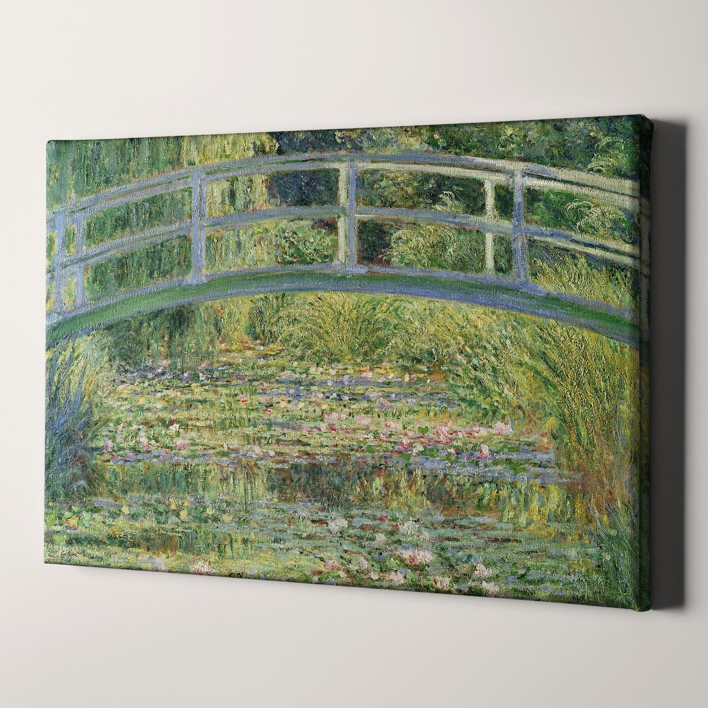 Bridge over a Pond of Water Lilies by Monet