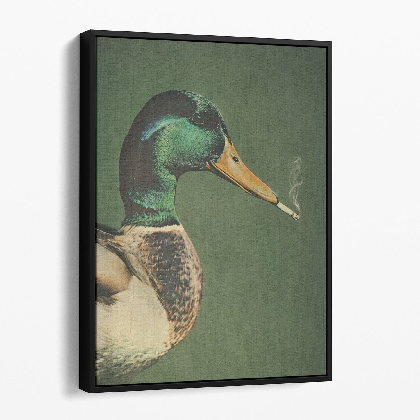 Duck Smoking A Cigarette