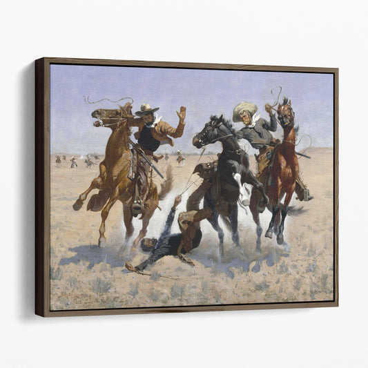 Aiding a Comrade by Frederic Remington