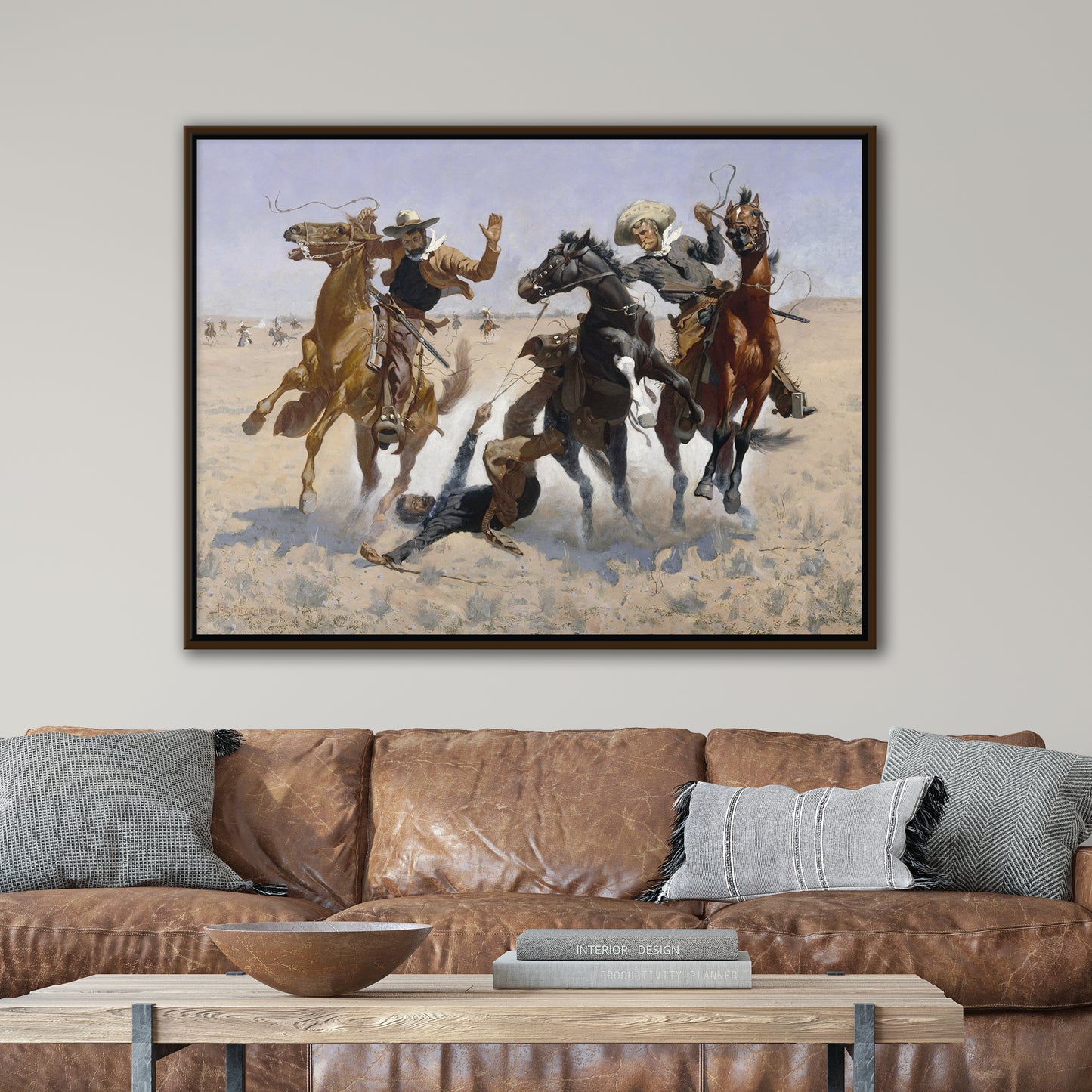 Aiding a Comrade by Frederic Remington