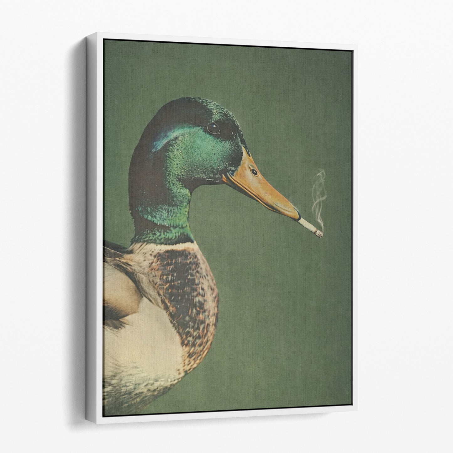 Duck Smoking A Cigarette