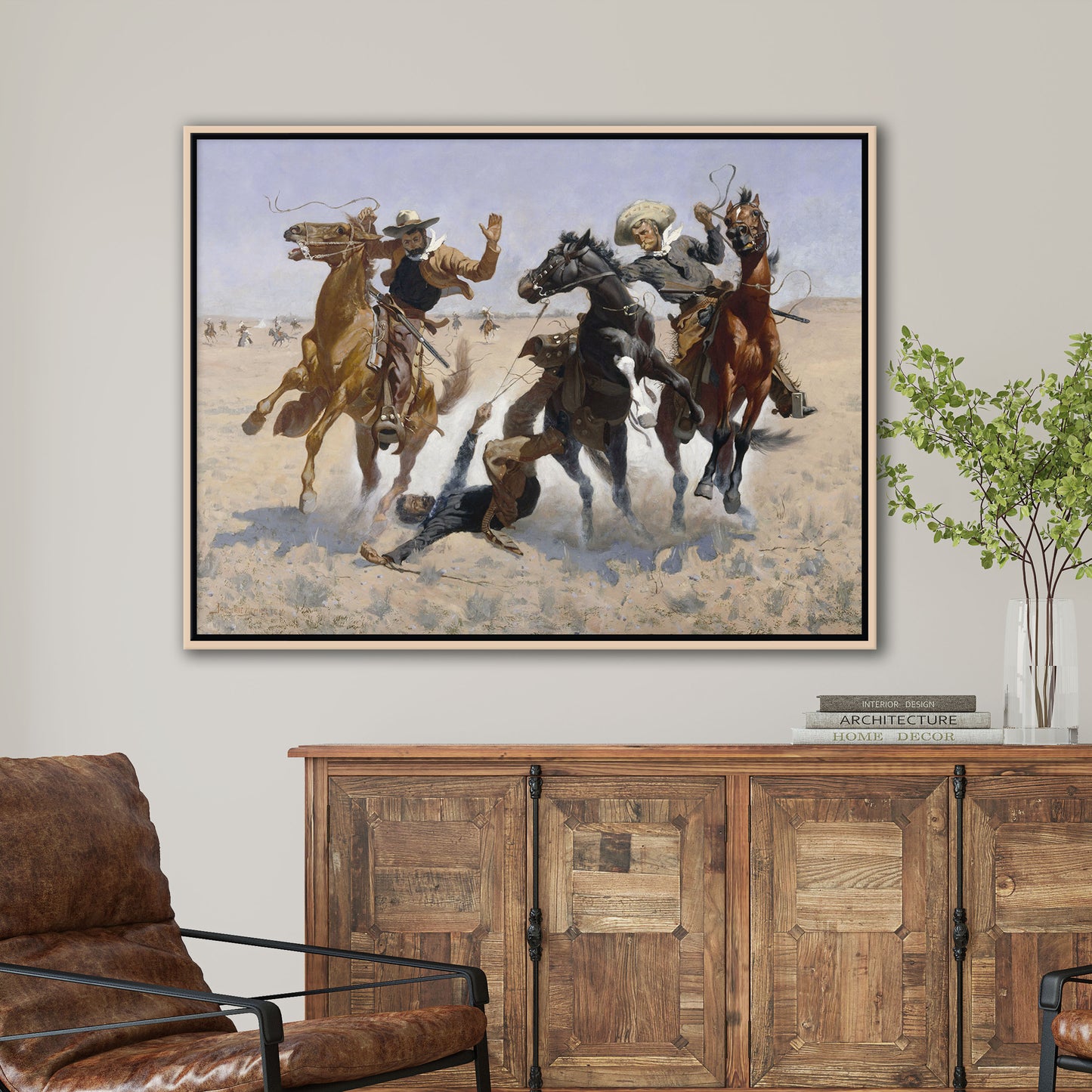 Aiding a Comrade by Frederic Remington