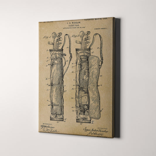 Caddy Bag 1905 Patent Golf Bag