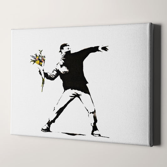 The Flower Thrower Banksy