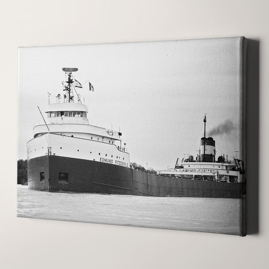 The Edmund Fitzgerald SS Great Lakes Freighter