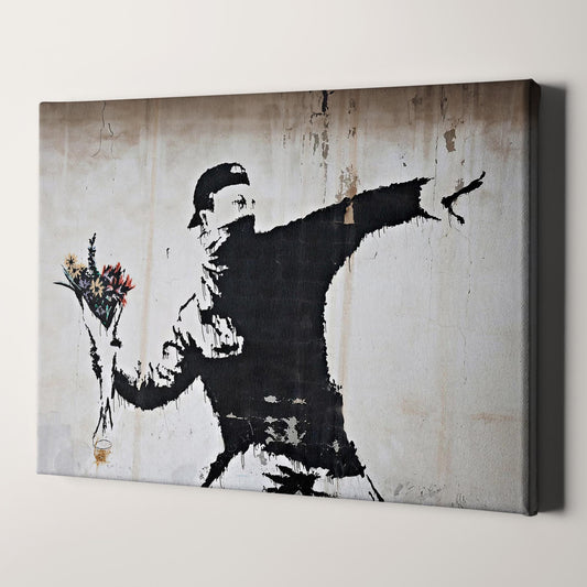 Flower Thrower Banksy