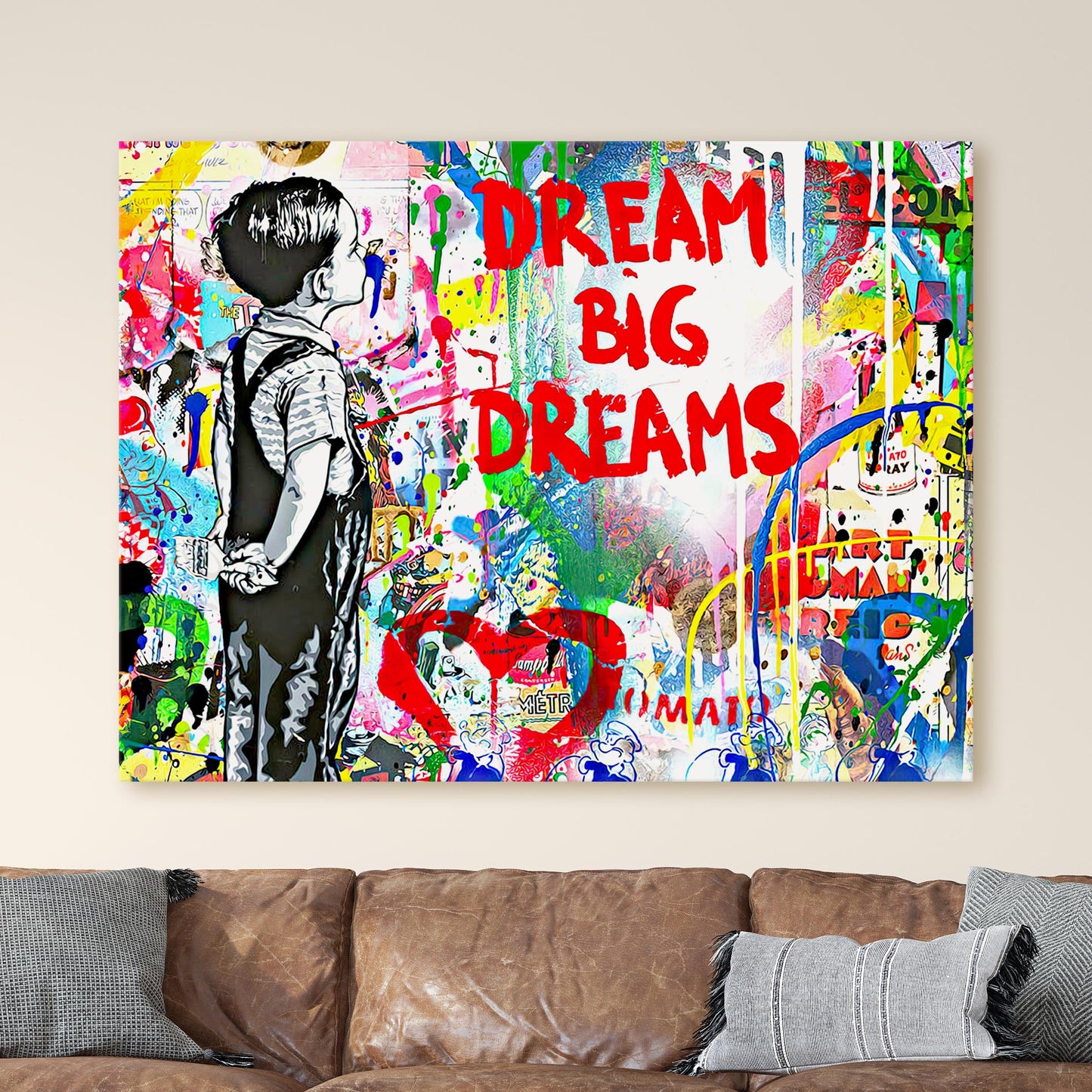 Dream Big Dreams Banksy