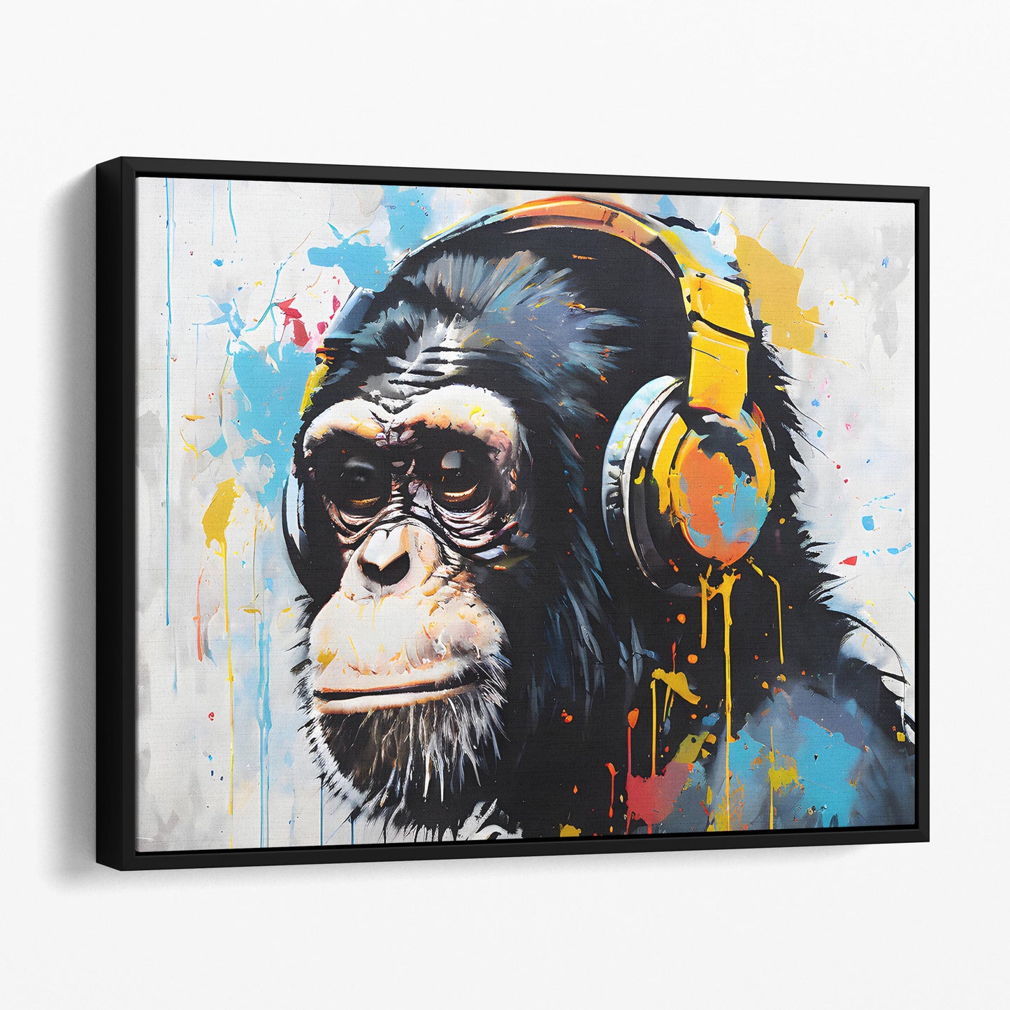 Monkey DJ Headphones Banksy