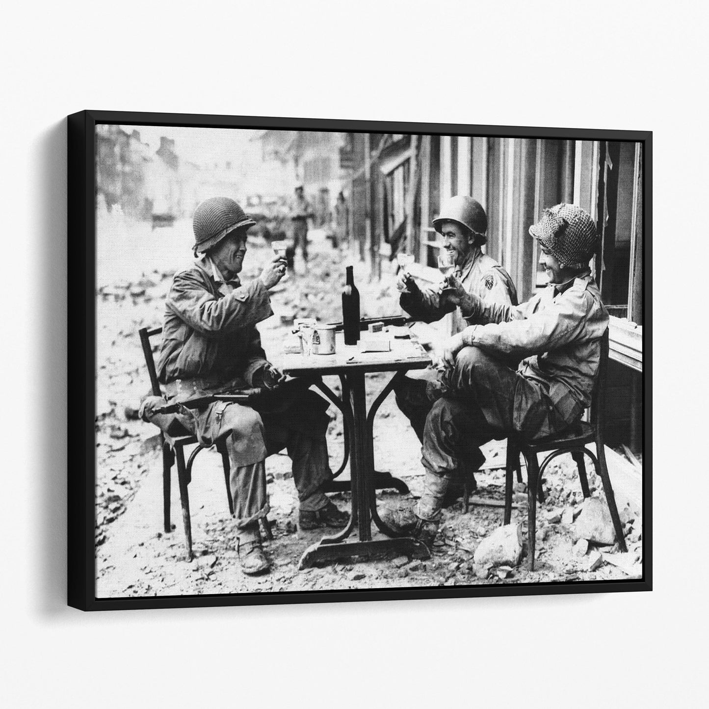 Soldiers Drinking Champagne, World War Two