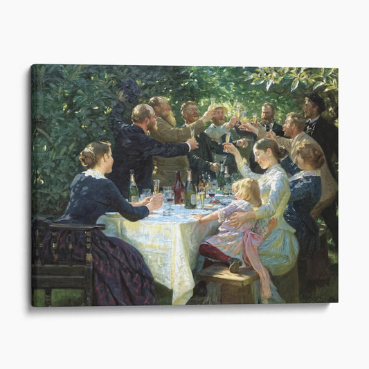 Hip, Hip, Hurrah! Artist Festival at Skagen, by Peder Severin Krøyer (1888)
