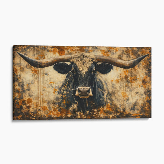 Texas Longhorn Rustic Cattle