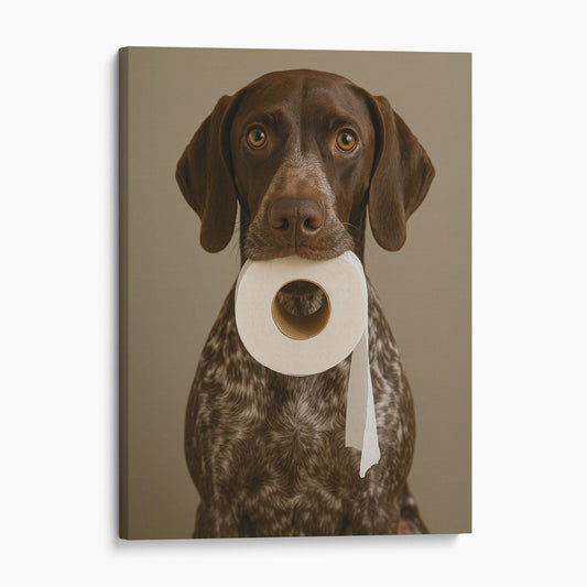 German Shorthaired Pointer Dog Toilet Paper