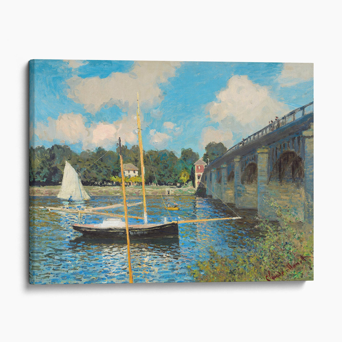 The Bridge at Argenteuil 1874 - Claude Monet