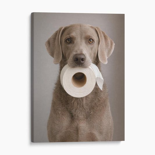 Weimaraner Dog Toilet Paper