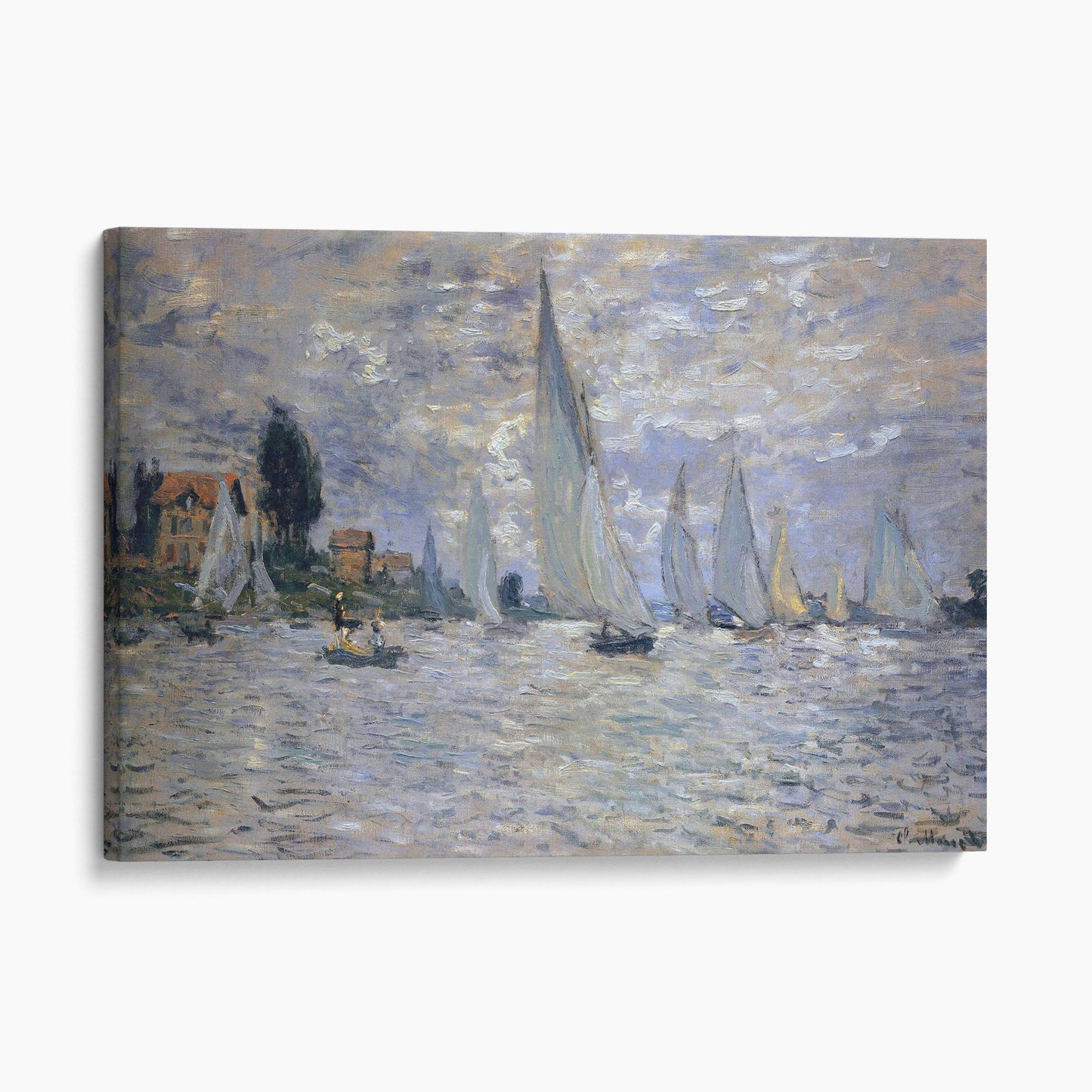 The Boats Regatta at Argenteuil by Claude Monet