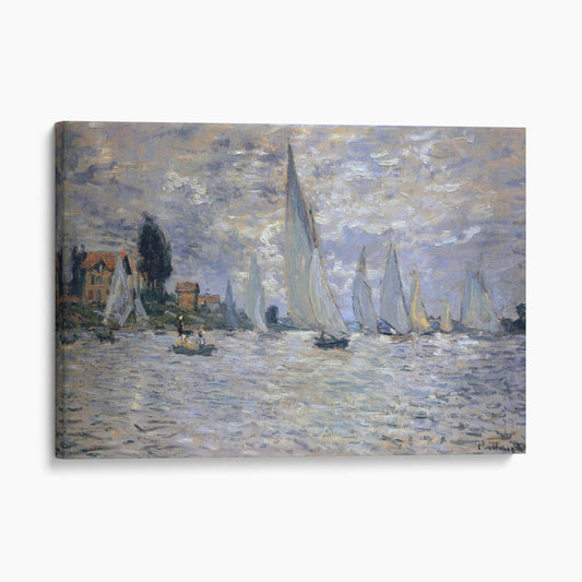 The Boats Regatta at Argenteuil by Claude Monet
