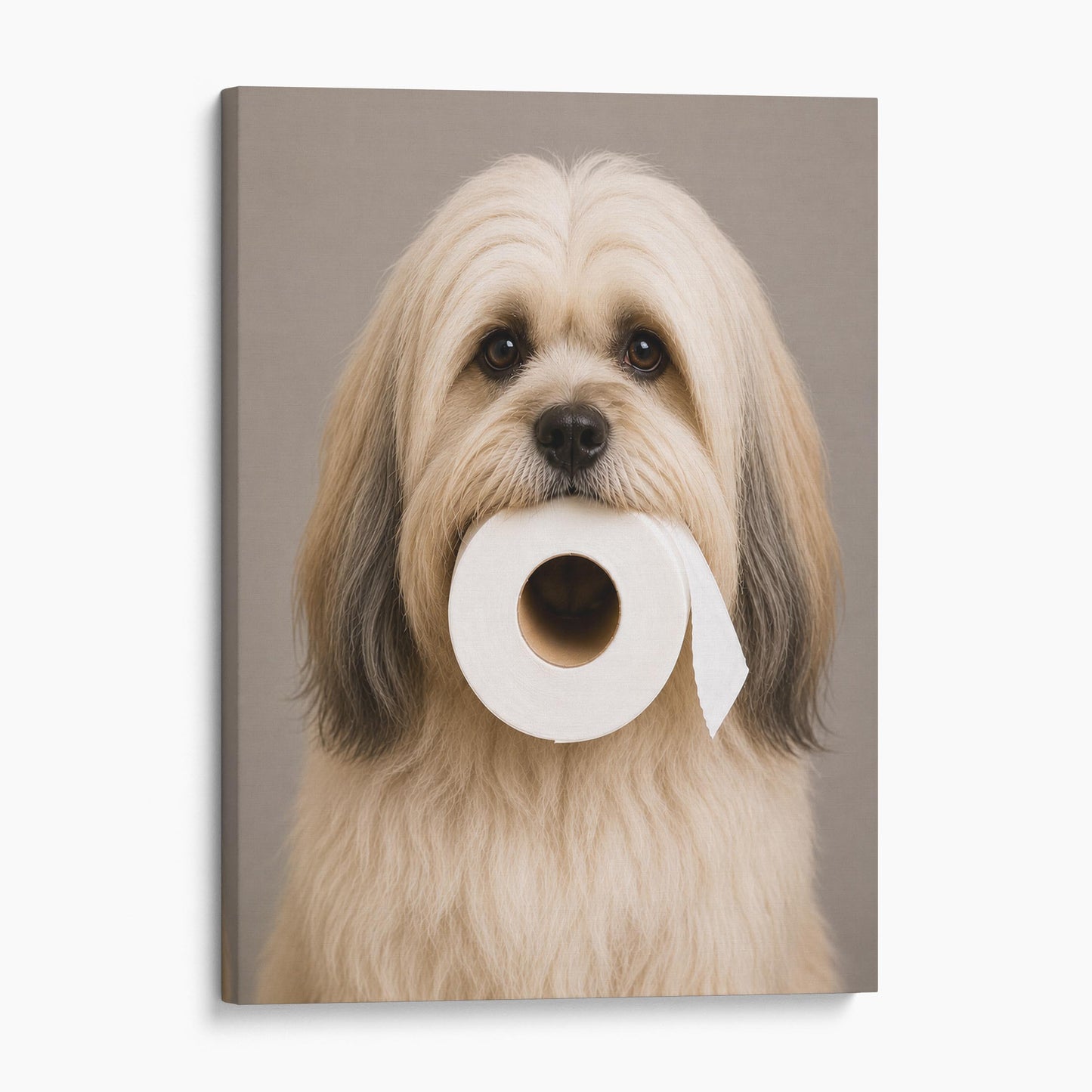 Lhasa Apso Dog Toilet Paper