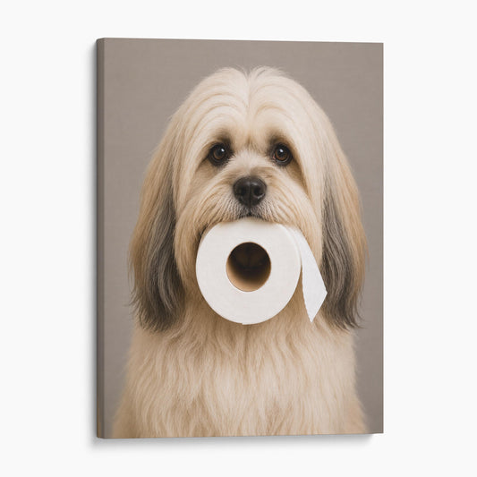 Lhasa Apso Dog Toilet Paper
