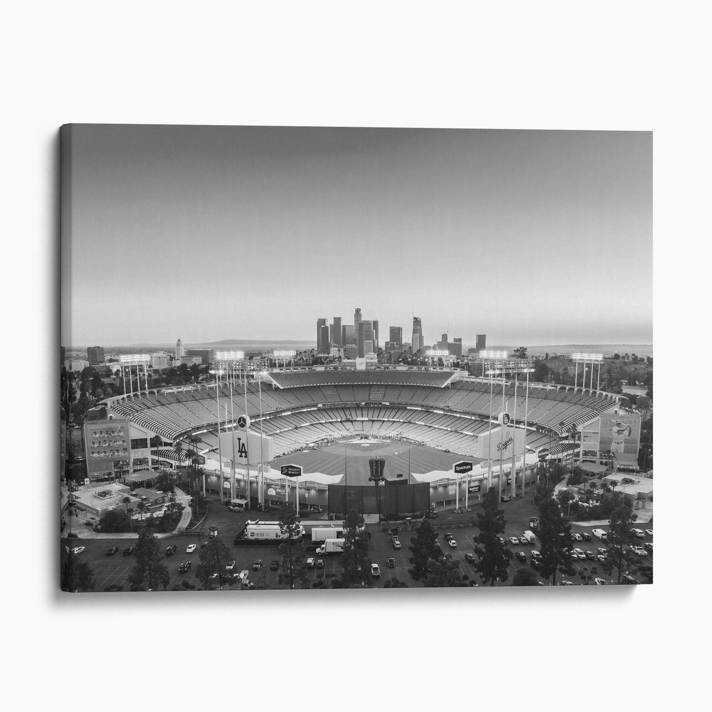 Dodger Stadium & Los Angeles Downtown