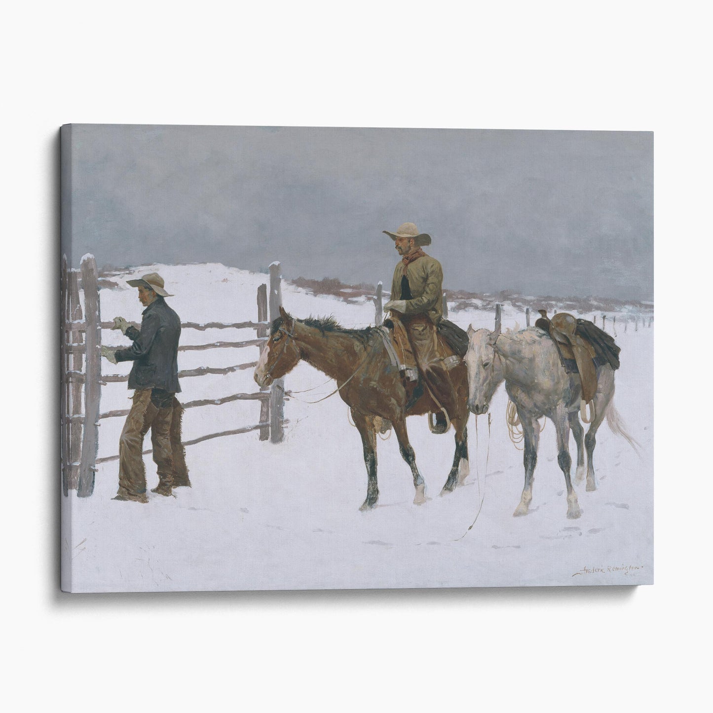 The Fall Of The Cowboy by Frederic Remington