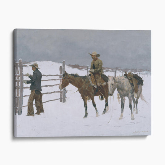 The Fall Of The Cowboy by Frederic Remington