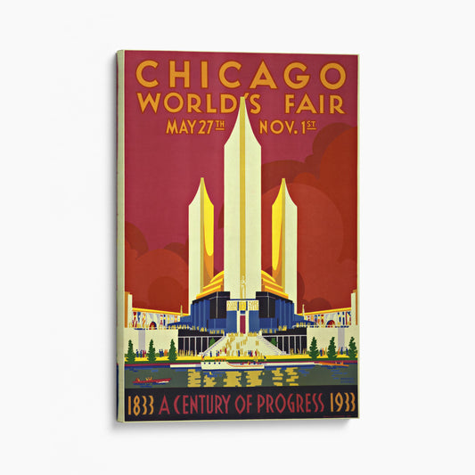 Chicago World's Fair Vintage Poster