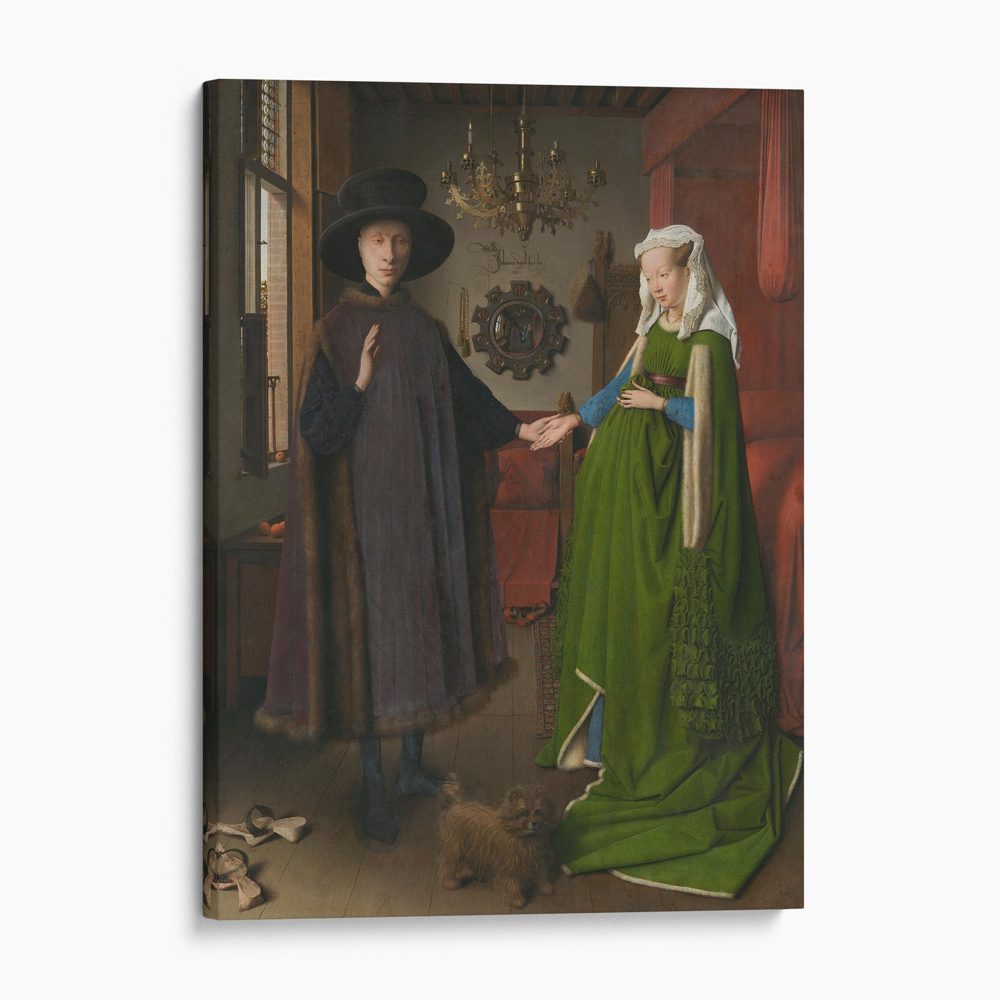 The Arnolfini Portrait, 1434 by Jan van Eyck