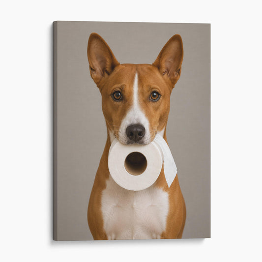 Basenji Dog Toilet Paper