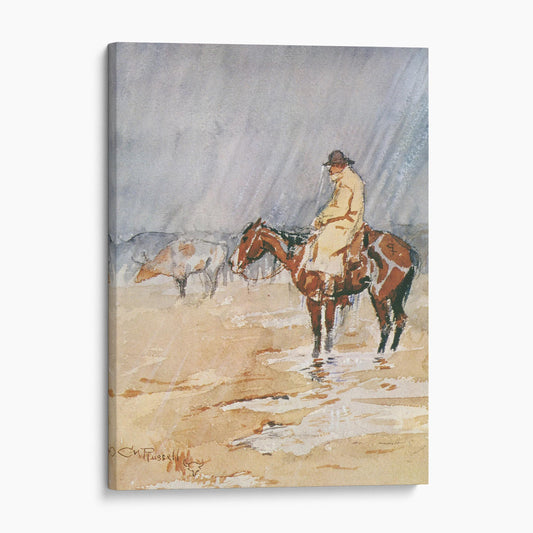 Just A Little Rain by Charles M Russell