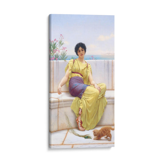 Idleness by John William Godward