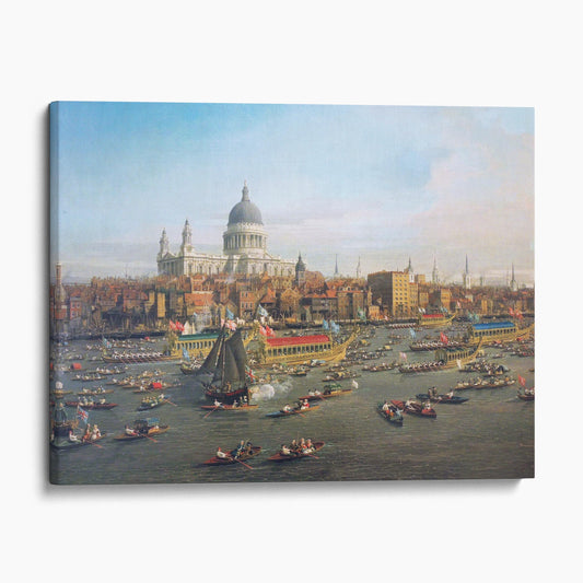 The River Thames with St. Paul's Cathedral on Lord Mayor's Day