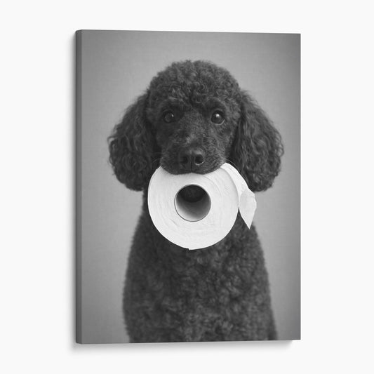 Poodle Dog Toilet Paper