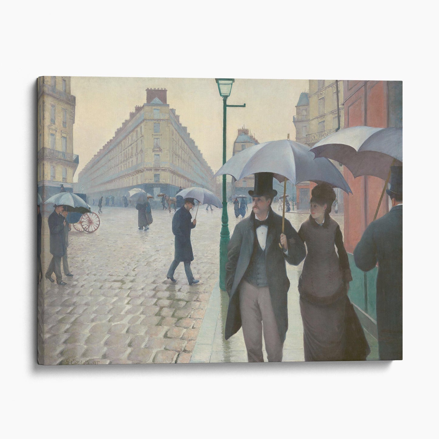 Paris Street; Rainy Day by Gustave Caillebotte