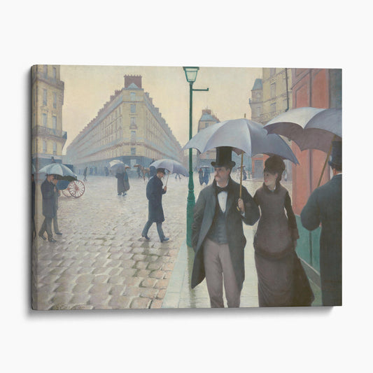 Paris Street; Rainy Day by Gustave Caillebotte