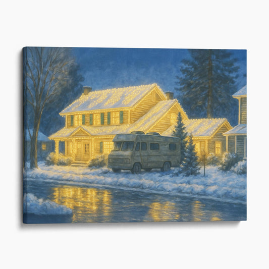 Griswold Family House Lights Christmas Vacation