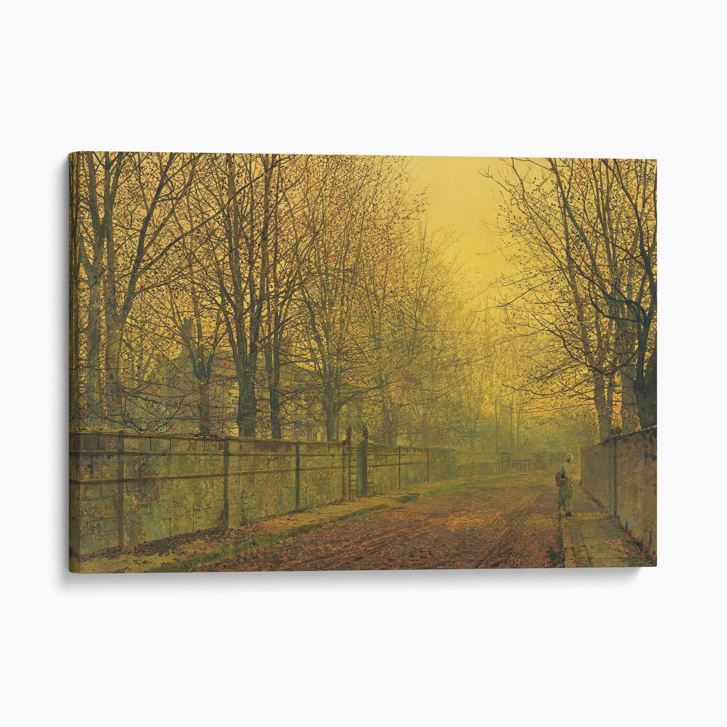 In The Golden Glow Of Autumn (1884) - John Atkinson Grimshaw