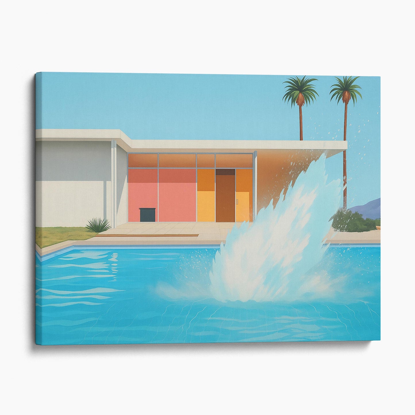 Pool Splash Mid Century