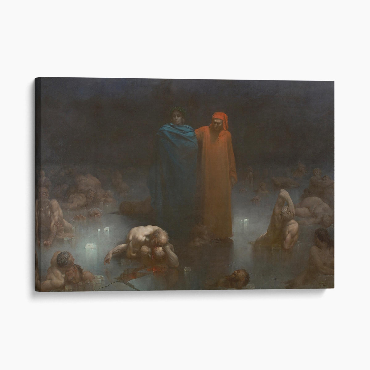 Dante and Virgil in the Ninth Circle of Hell, 1861 - Gustave Doré