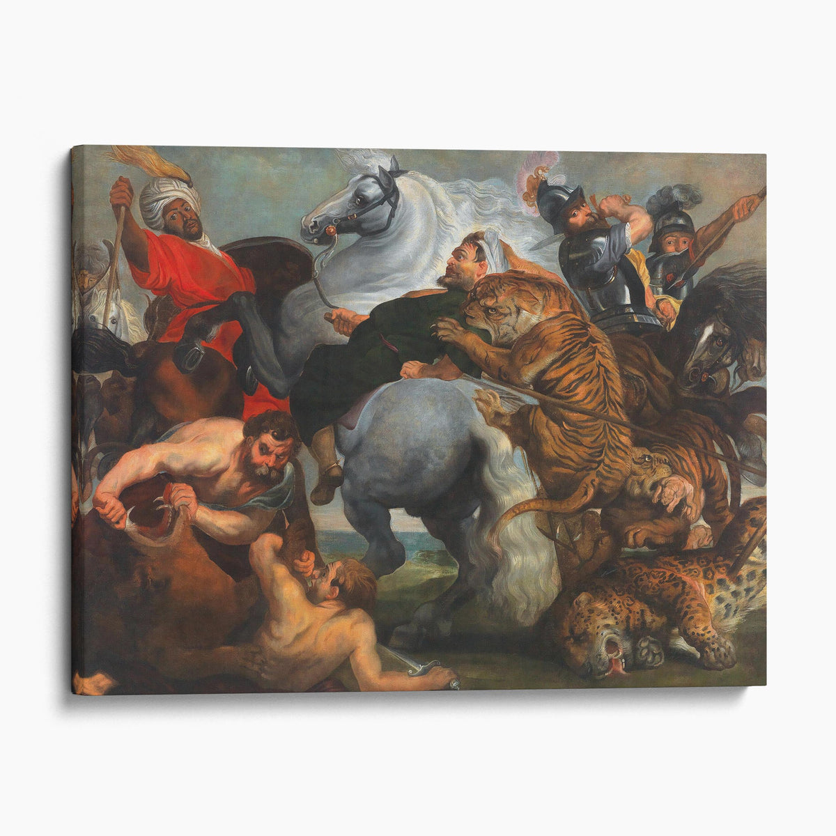 The Tiger, Lion and Leopard Hunt - Peter Paul Rubens