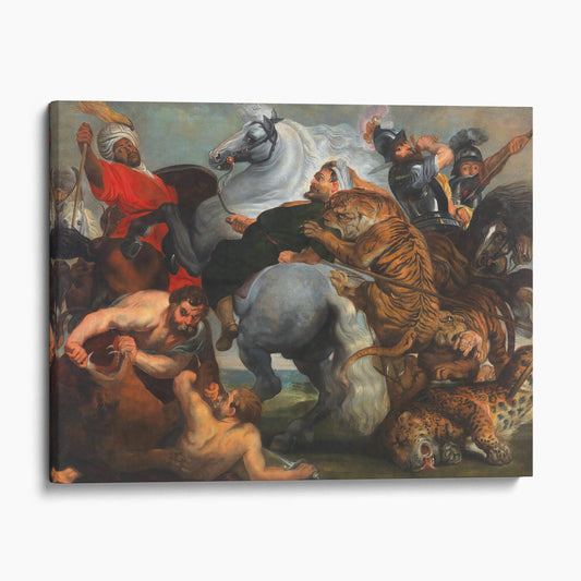The Tiger, Lion and Leopard Hunt - Peter Paul Rubens