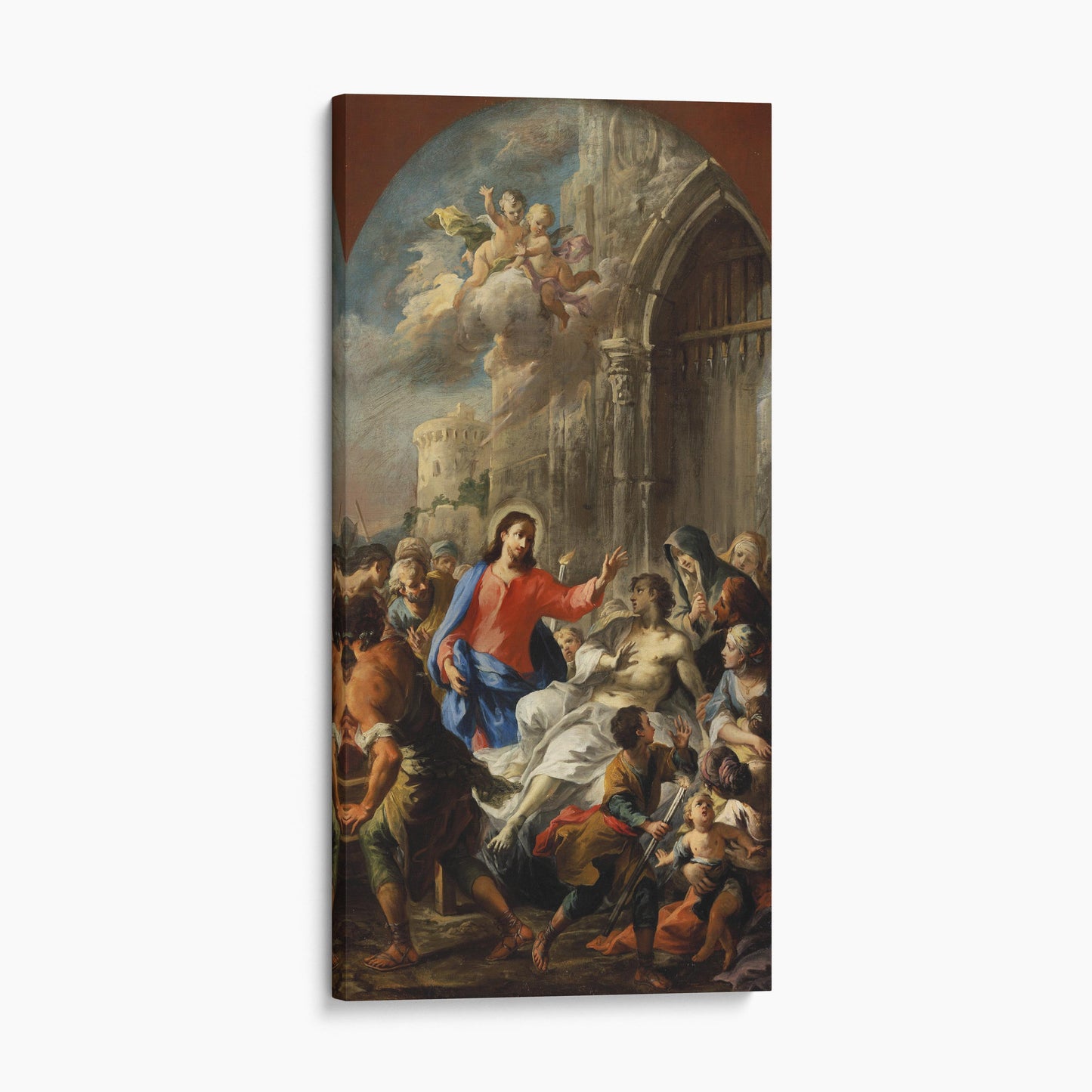 Raising of the Son of the Widow of Nain - Martino Altomonte