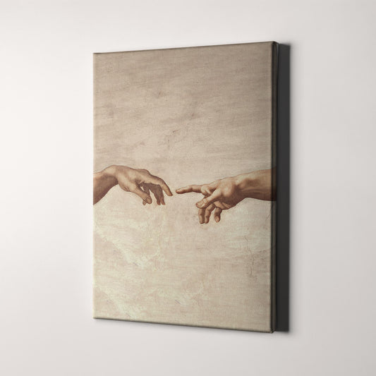 Hands of God and Adam, Michelangelo's Creation of Adam