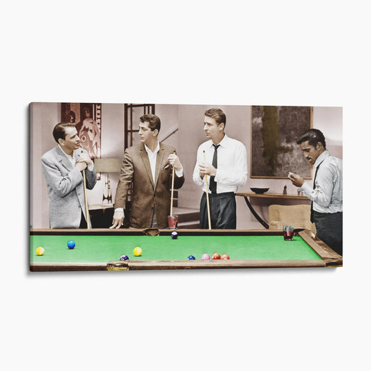The Rat Pack Playing Pool Ocean's 11