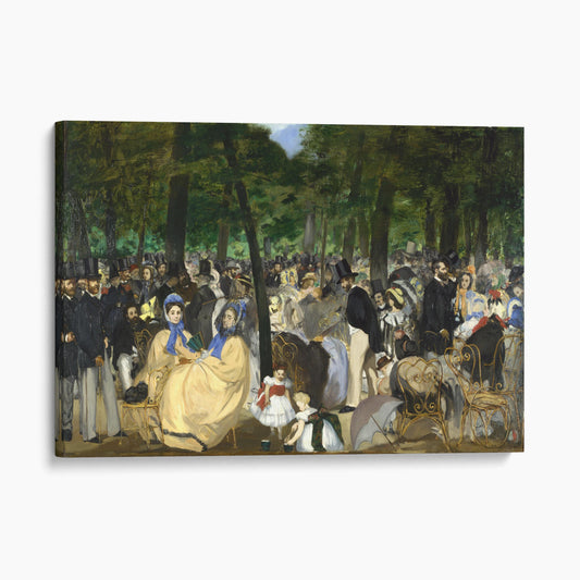 Music in the Tuileries (1862) by Manet