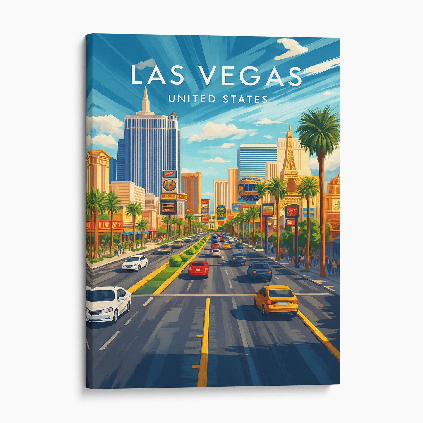 Las Vegas Vintage Travel Poster