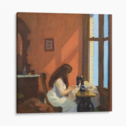 Girl at Sewing Machine 1921 - Edward Hopper