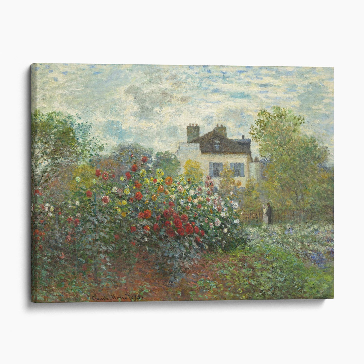 The Artist's Garden in Argenteuil by Claude Monet