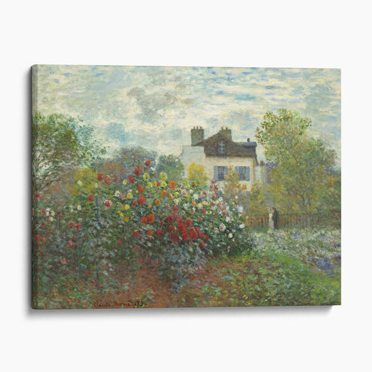 The Artist's Garden in Argenteuil by Claude Monet
