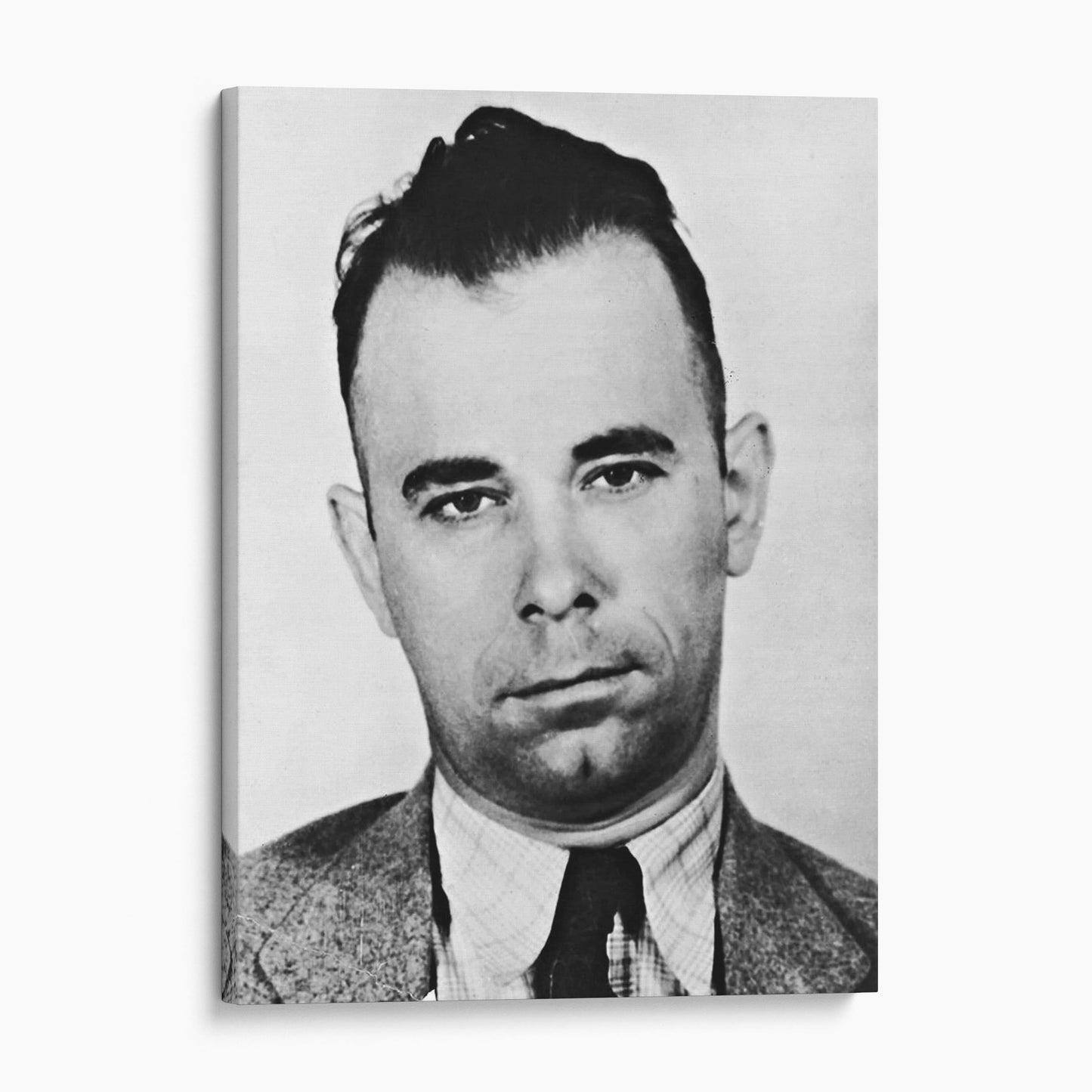 Mug Shot of Depression-Era Outlaw Gangster John Dillinger, 1930s